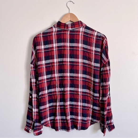 Charlotte Russe Button Down Flannel - Picture 3 of 5